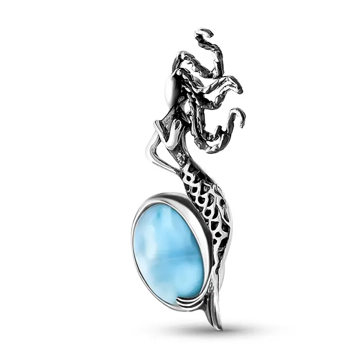 Mermaid Pendant in sterling silver