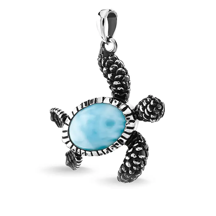 Sterling Silver Turtle Necklace