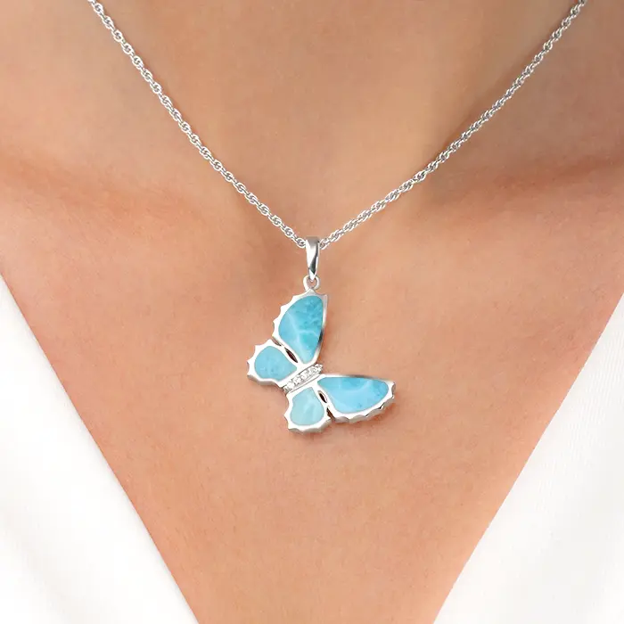 Silver Butterfly Necklace