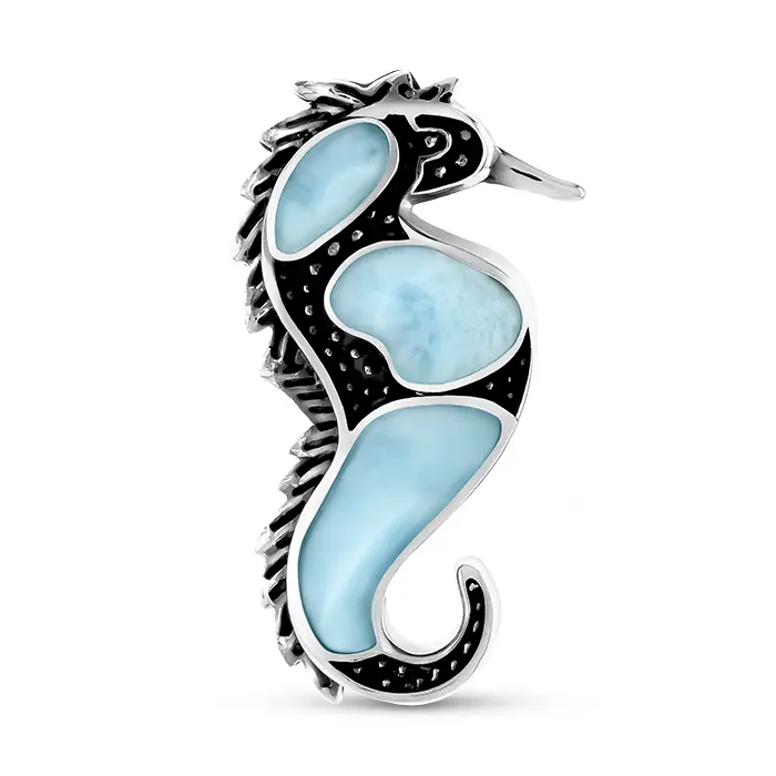 Seahorse Necklace | Marahlago Larimar Jewelry