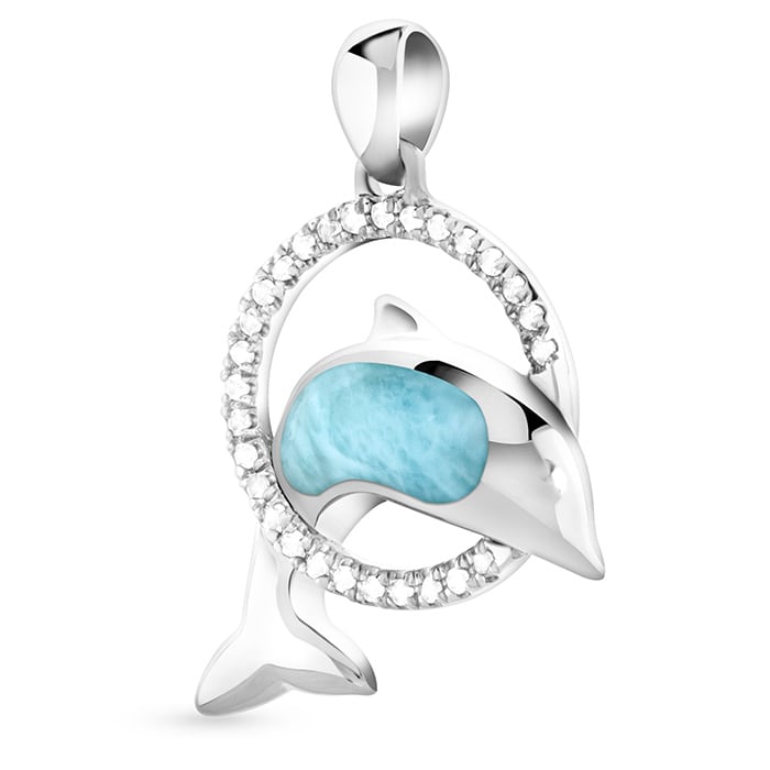 Dolphin Pendant in Sterling Silver