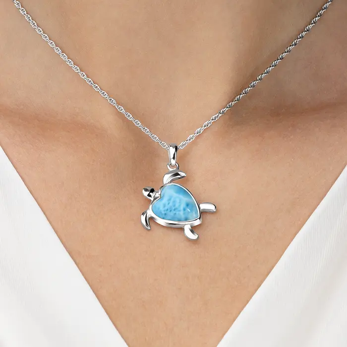 Turtle Heart Necklace