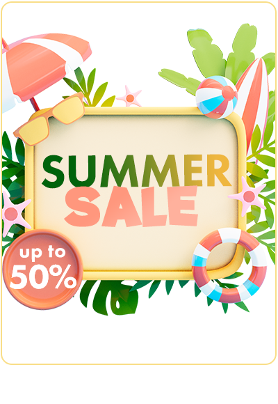 summer sale up to 50% off